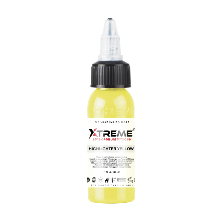 Xtreme Ink Highlighter Yellow 30ml